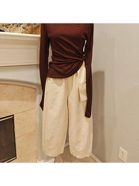 Vintage-inspired Mori Girl cotton pants 🌿